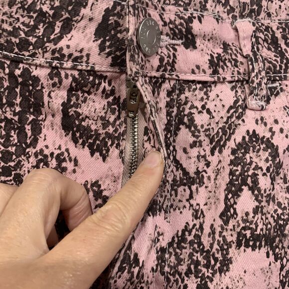 BDG Urban Outfitters Sz 29 Jeans Twig High Rise Pink Snake Print Skinny Women’s - Picture 5 of 11